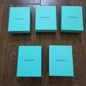 Bundle of 5 empty Tiffany Boxes